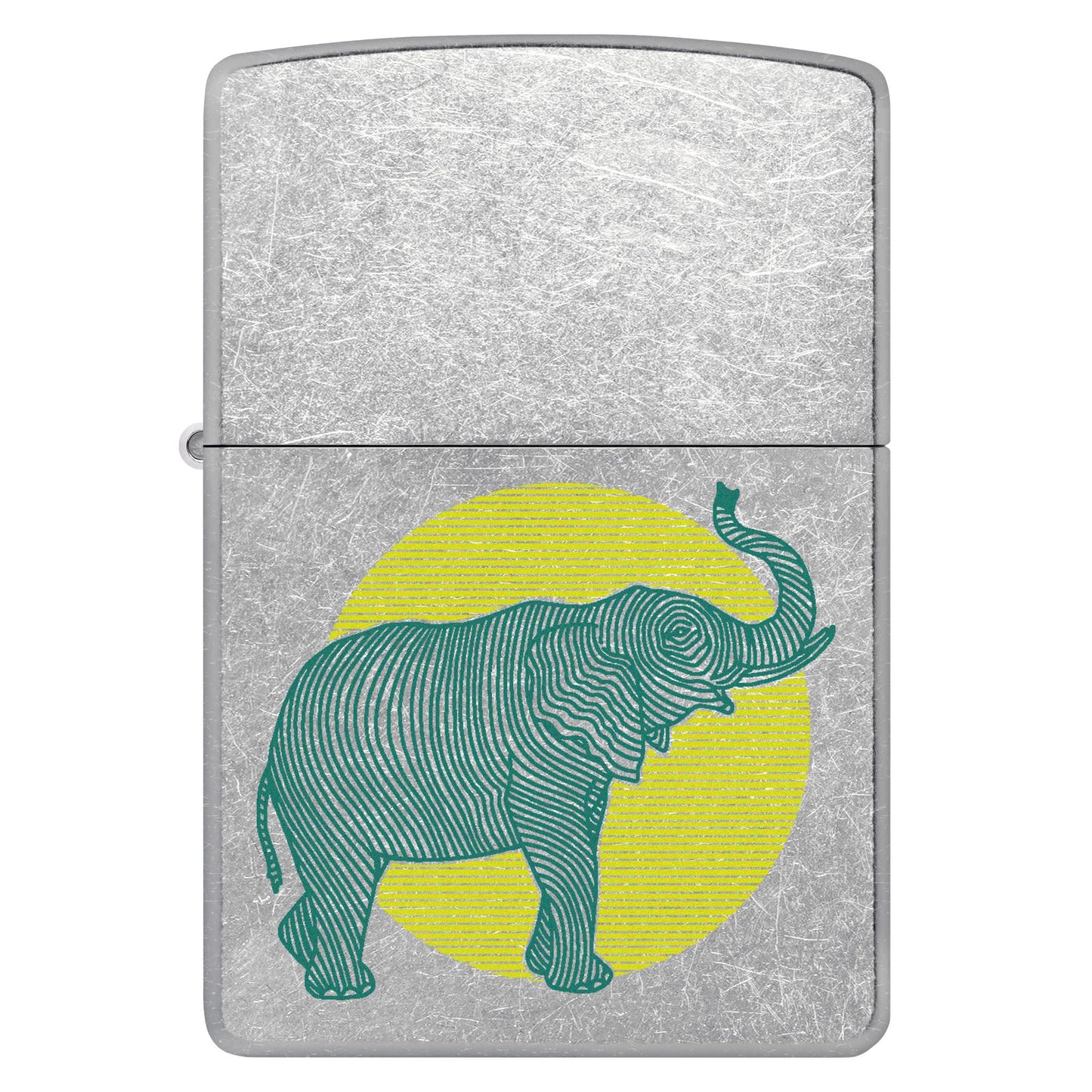 Front shot of Elephant Design Windproof Lighter.