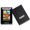 Zippo Comic Design Windproof Lighter in its packaging.
