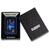 Galaxy Abstract Design Windproof Lighter in its packaging.
