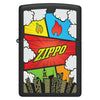 Front shot of Zippo Comic Design Windproof Lighter.