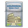 Front shot of Colosseum Design Windproof Lighter.