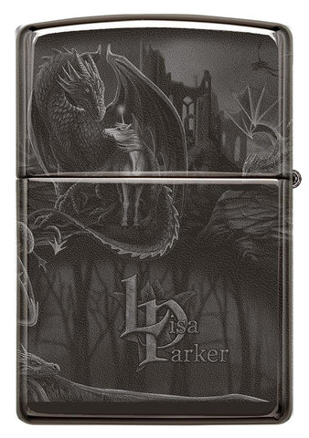 Back shot of Lisa Parker Mythological Design Windproof Lighter