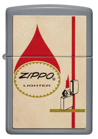 Front view of Zippo Design Windproof Lighter.