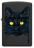 Front view of Zippo Black Cat Design Windproof Lighter.