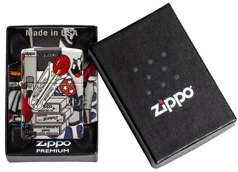 Zippo I Spy 540 Color Windproof Lighter in its packaging