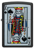 Front view of Zippo King of Spade Design Windproof Lighter.