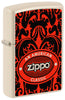 Front shot of Zippo American Classic Winproof Lighter standing at 3/4 angle
