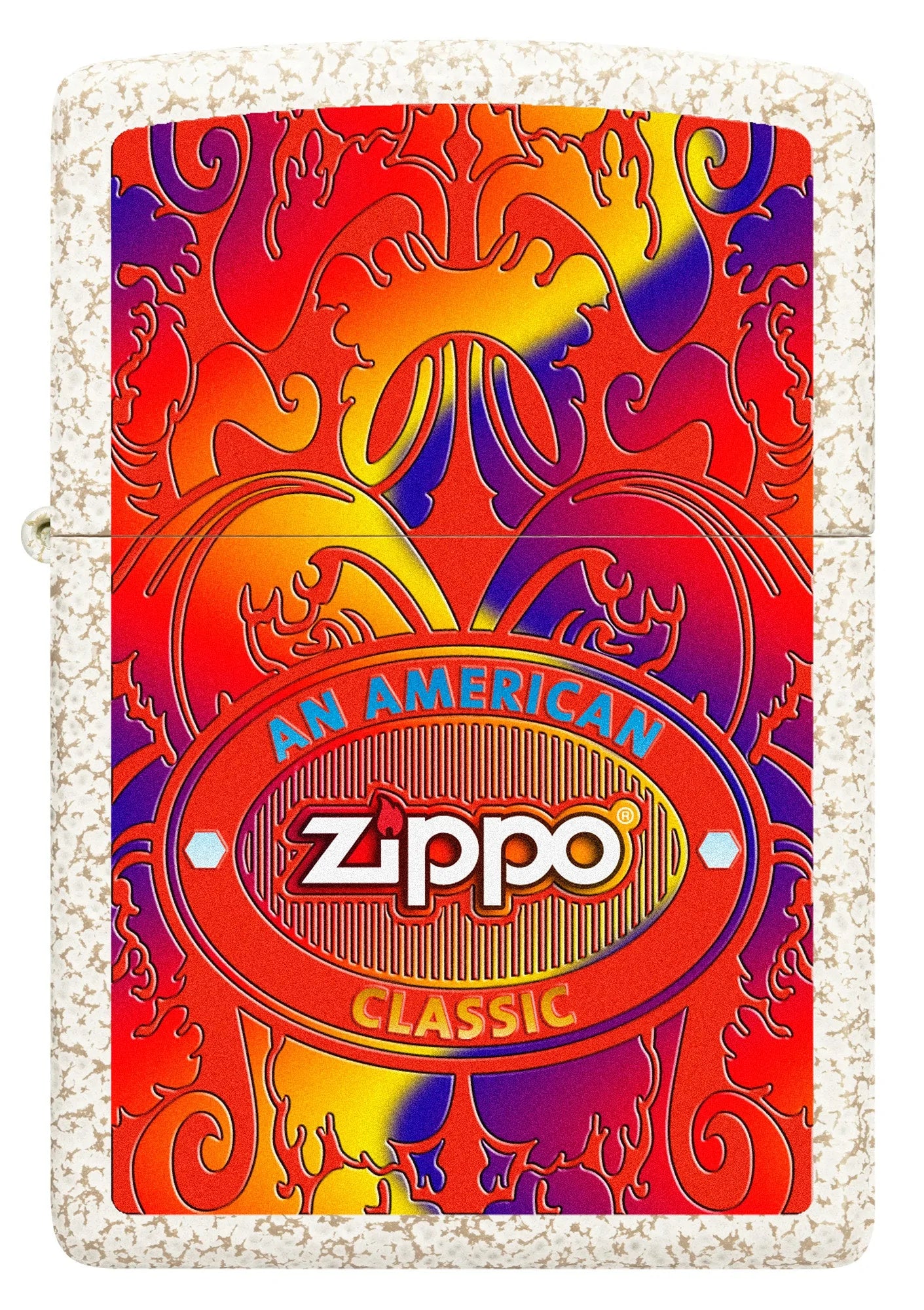 Front view of Zippo American Classic Windproof Lighter.